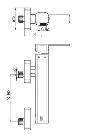 GPD Adrio Duş Bataryası Siyah Mdb120-s küçük görsel