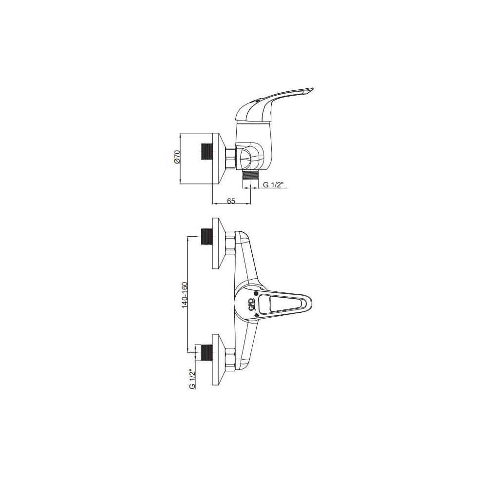 GPD Adrio Duş Bataryası Siyah Mdb120-s küçük görsel