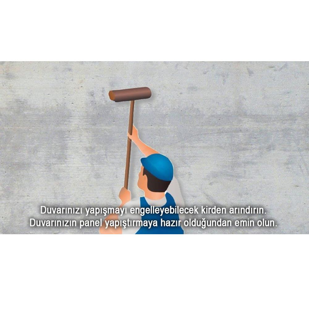 Stikwall Mermer Strafor Duvar Kaplama Paneli Mb-03 16X100X1 Cm küçük görsel