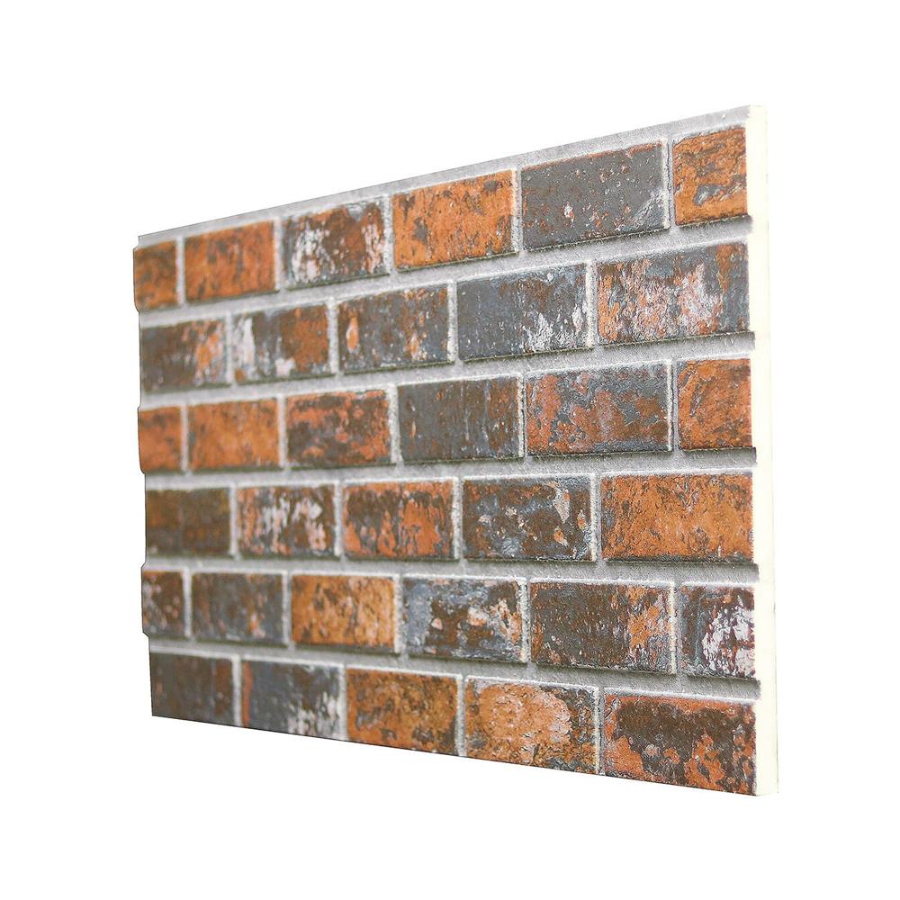 Stikwall İnce Tuğla Strafor Duvar Kaplama Paneli 653-209 50X120X2 Cm küçük görsel