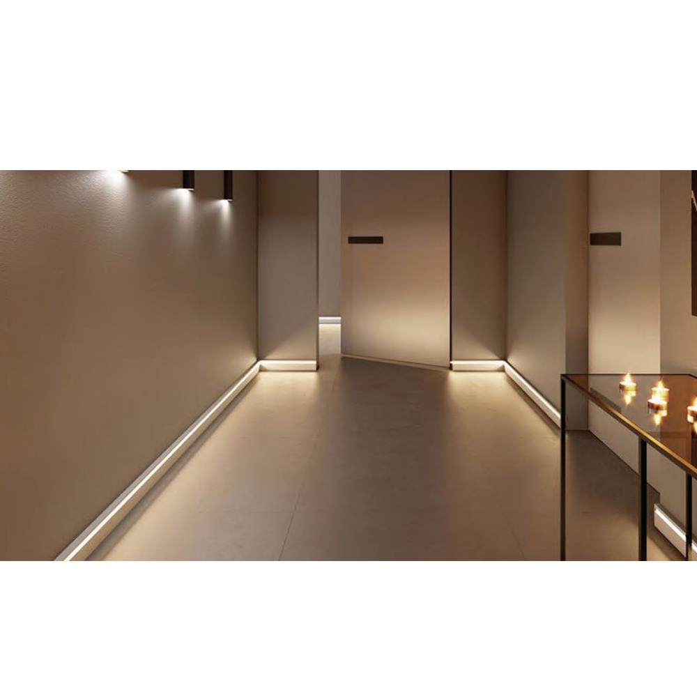 Forlife Alüminyum Led Kanallı Siyah Süpürgelik Fl-8551 S küçük görsel