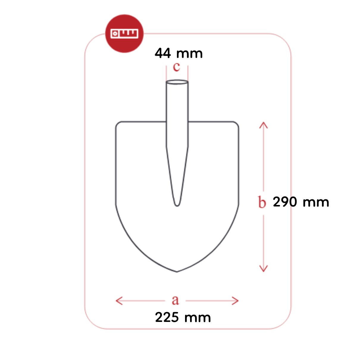 Yaparlar Bel Küreği Sivri No:3200 Y-14000 küçük görsel