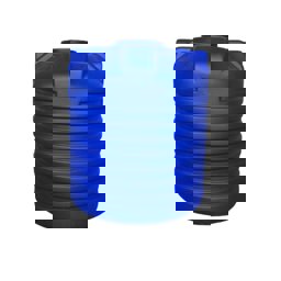 Polde Polietilen Çift Katlı Dik Mavi Su Deposu 10 Ton küçük görsel