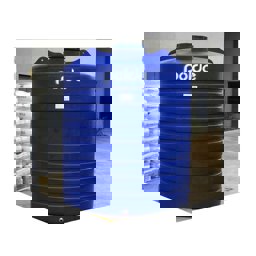 Polde Polietilen Çift Katlı Dik Mavi Su Deposu 200 Lt küçük görsel