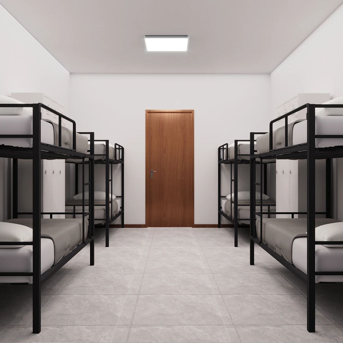 Usta Çelik 80'lik Şantiye Ranzası Çift Katlı 80X180 U-Rnz80 küçük görsel