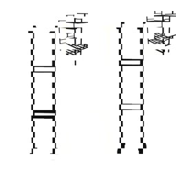 Usta Çelik Ranza Merdiven 90X31 U-Mer küçük görsel