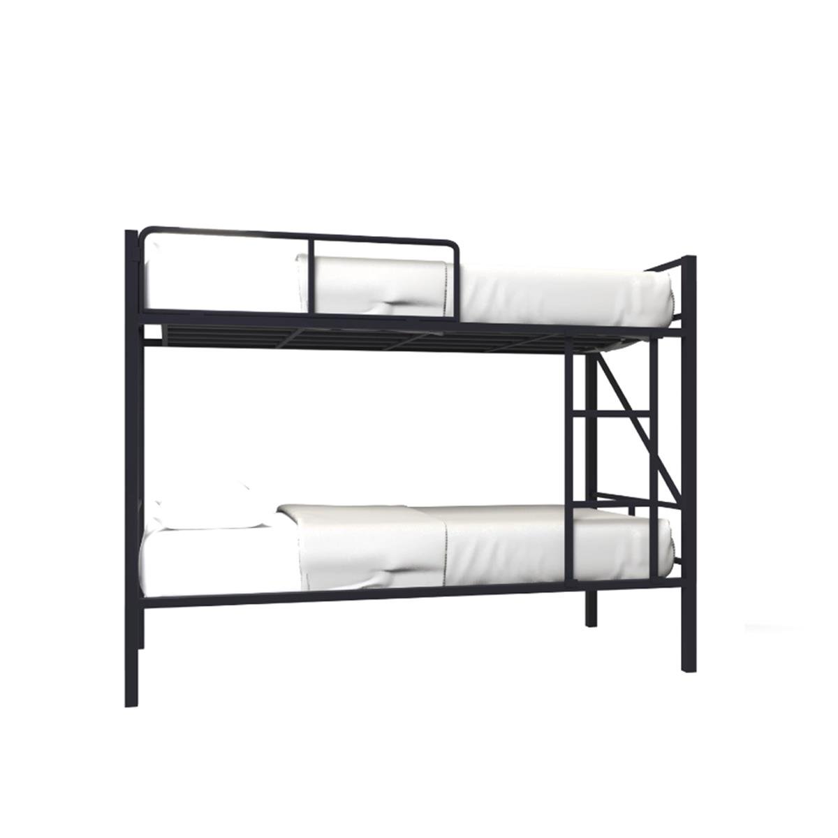 Usta Çelik 90'lık Çaprazlı Şantiye Ranzası Çift Katlı 90x190 U-rnz90çrp küçük görsel