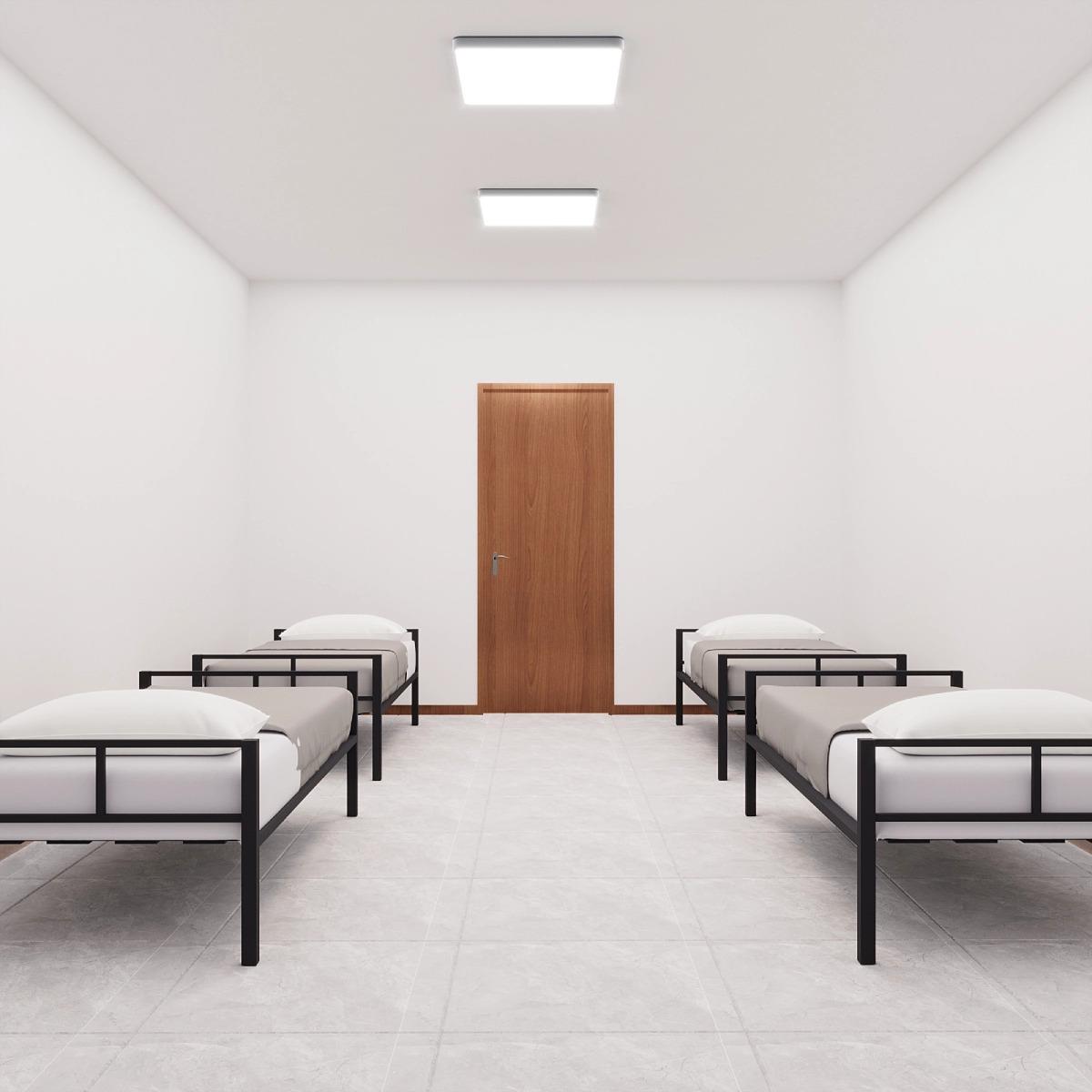 Usta Çelik 90lik Şantiye Ranzası Tek Katlı 90x190 U-RNZ-90-T küçük görsel