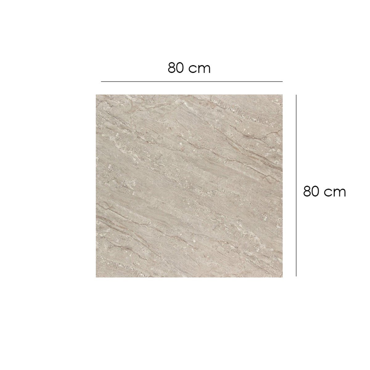 Kütahya Seramik 80X80 Arma Gri Rektifiye Parlak Nano (1 Paket 1,28 M2) küçük görsel