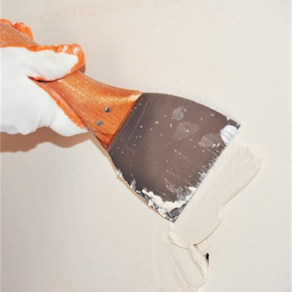 Dekor 009 Macun Ispatulası Ahşap Saplı Paslanmaz 14 cm küçük görsel