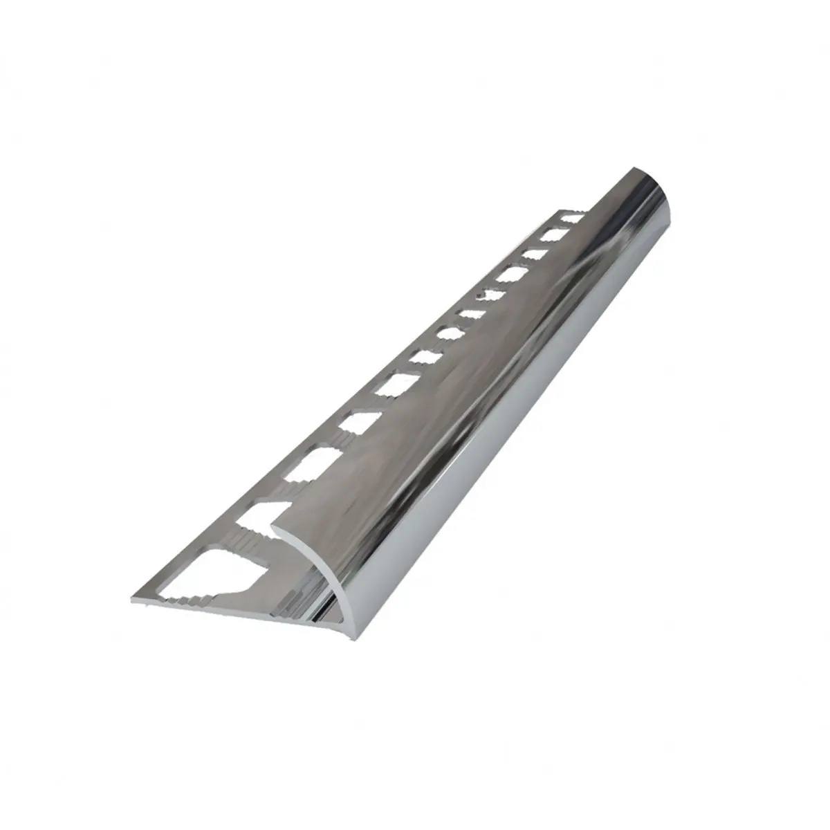 Tesay Alüminyum Dış Köşe Fayans Profili 10mm Krom Parlak Fçdak10-11 görseli