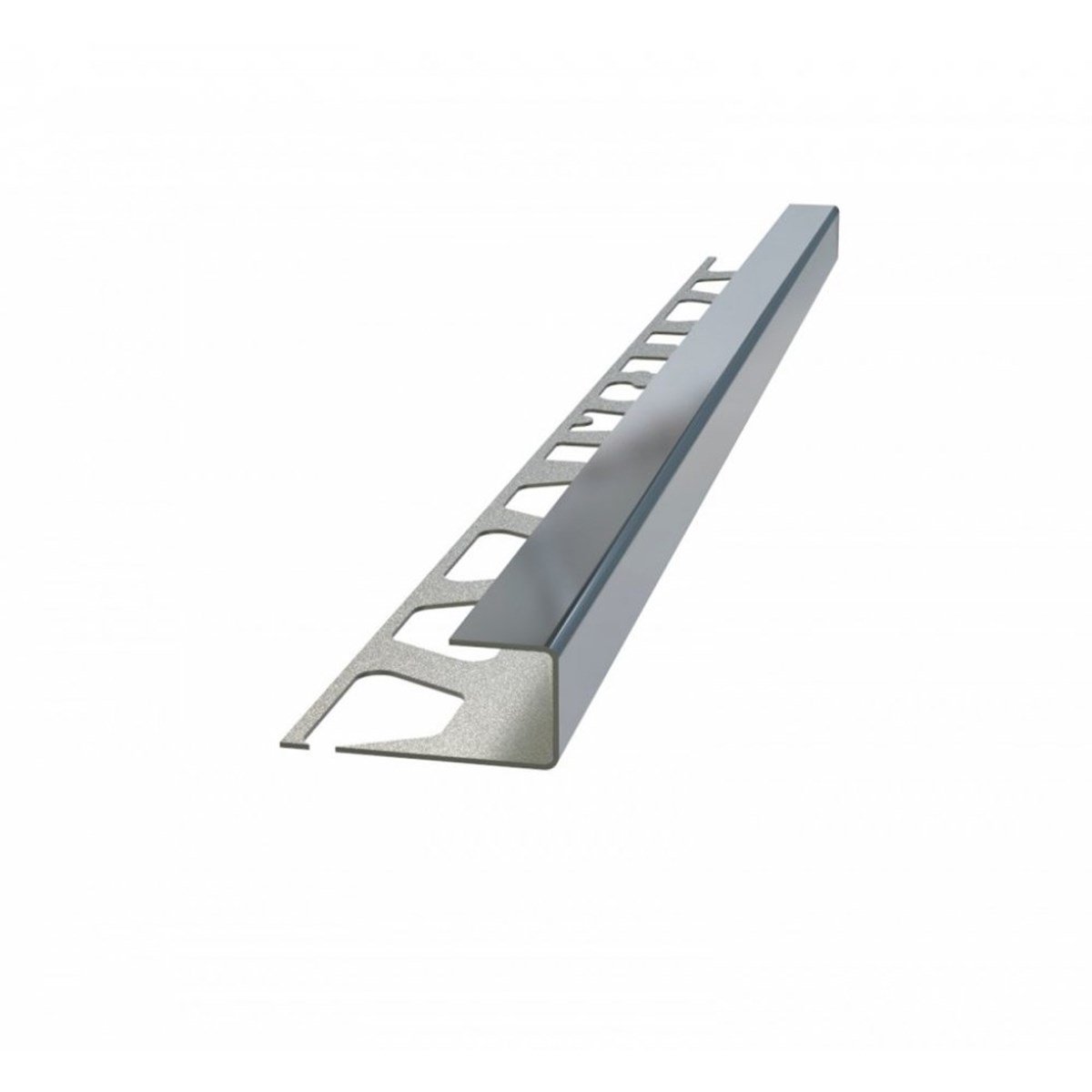 Tesay Paslanmaz Açık Kare Fayans Profili 12mm Süper Ayna Fçpse1210 görseli