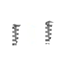 Tesay Kablo Kanallı Alüminyum Süpürgelik İç Köşe Dönüş Mat Eloksal Sp-iç(alm) küçük görsel