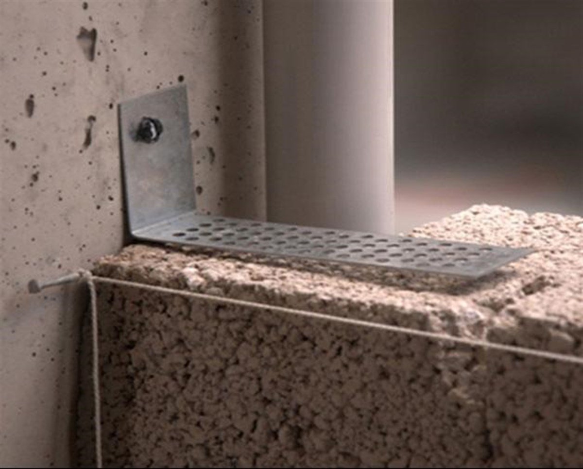 Bims-Tuğla-Gaz Beton ve Duvar Destek Ankraj Laması 150x50x40mm 1,2 Mm 250'Li Paket küçük görsel