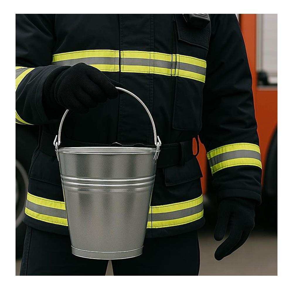 Galvaniz Su ve yangın kovası No 34 13 LT 086652 küçük görsel