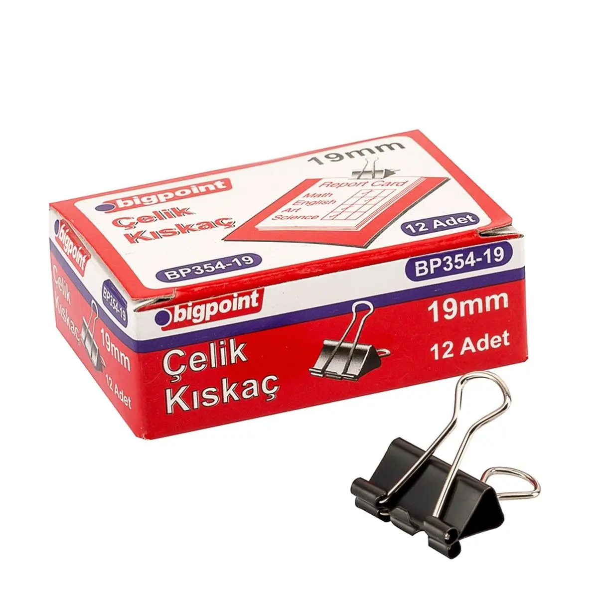 Bigpoint Çelik Kıskaç 19 mm 12'li Kutu görseli