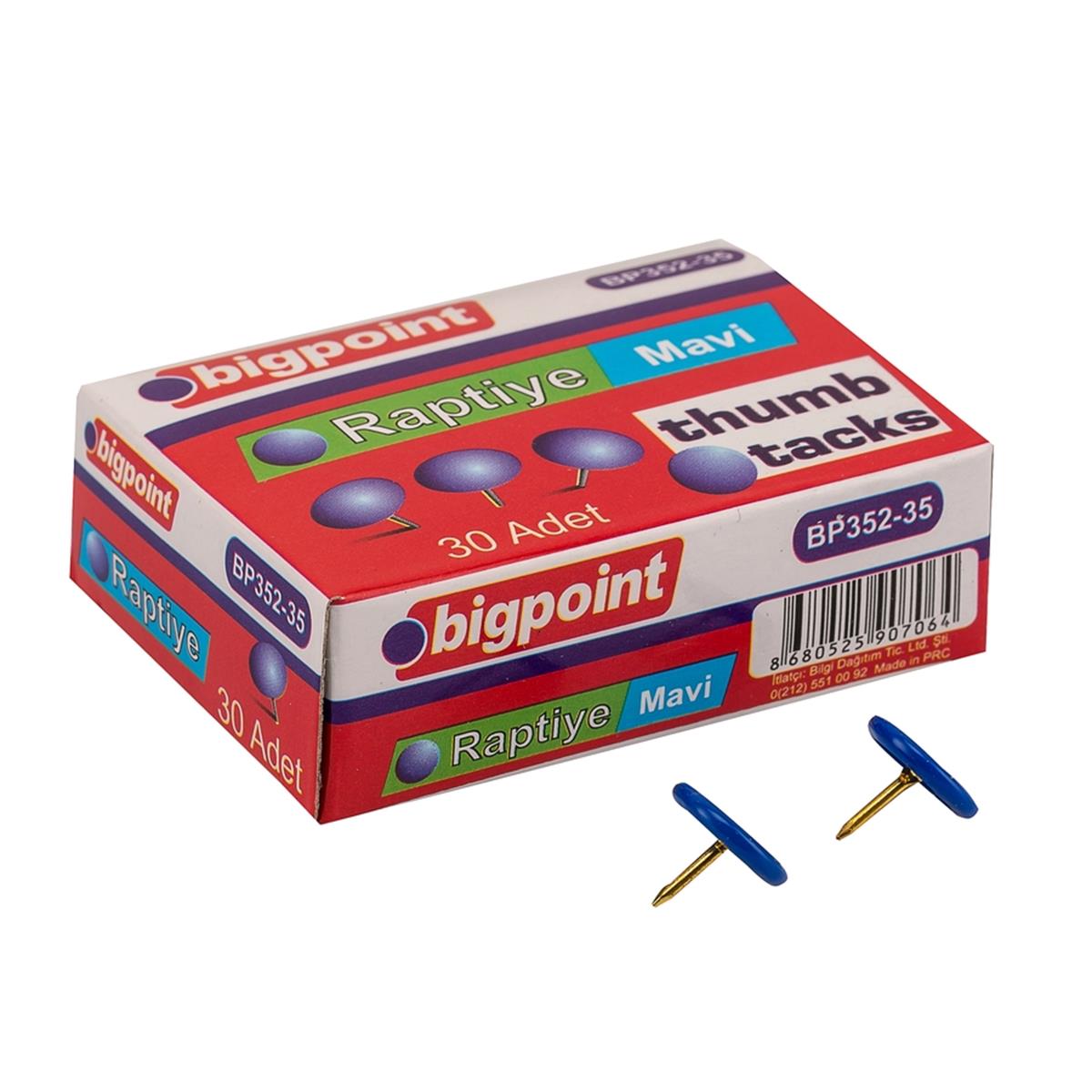 Bigpoint Renkli Raptiye Mavi 30'lu Kutu görseli