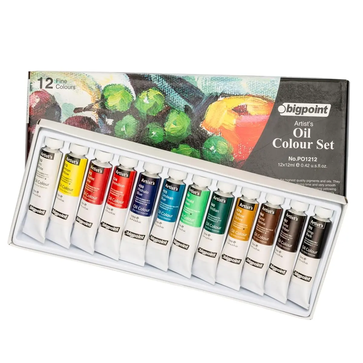 Bigpoint Yağlı Boya Seti 12 ml Tüp x 12 Renk görseli