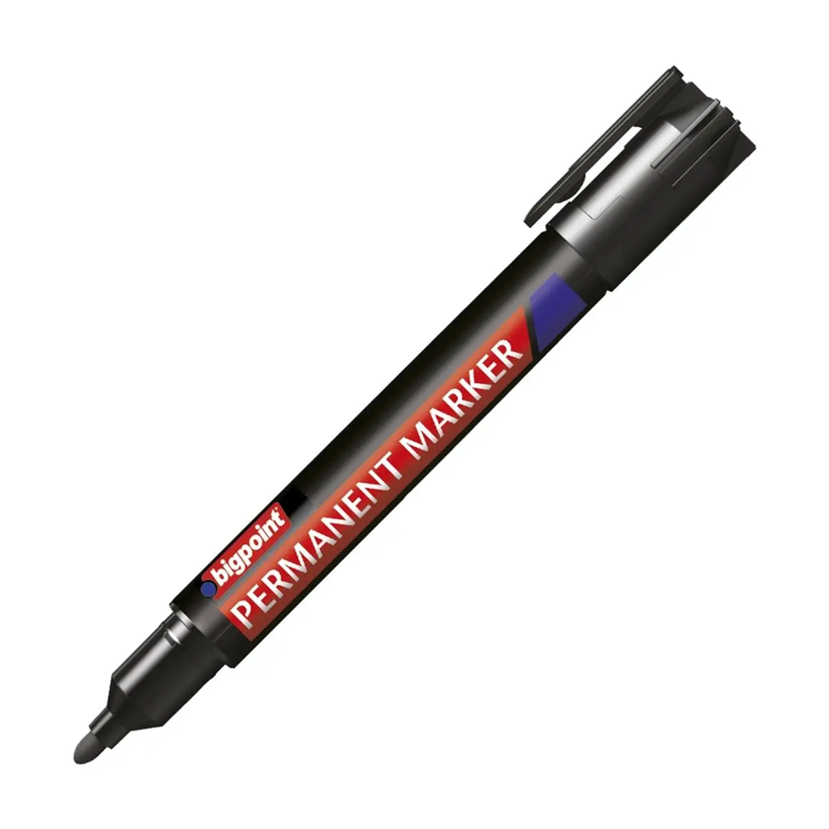 Bigpoint Permanent Markör Yuvarlak Uç Siyah görseli