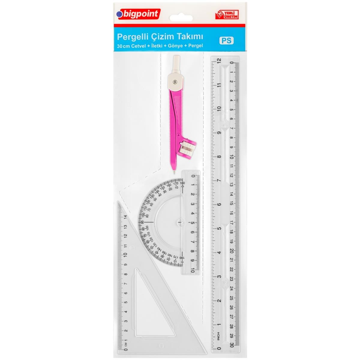 Bigpoint Pergelli Çizim Seti 30 cm görseli