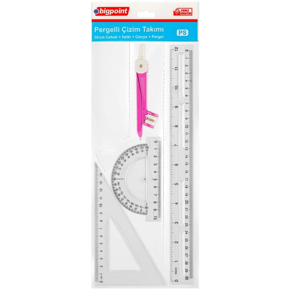 Bigpoint Pergelli Çizim Seti 30 cm görseli