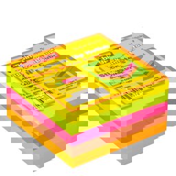 Bigpoint Yapışkanlı Not Kağıdı Super Stıcky Küp 5 Renk 400 Yaprak küçük görsel