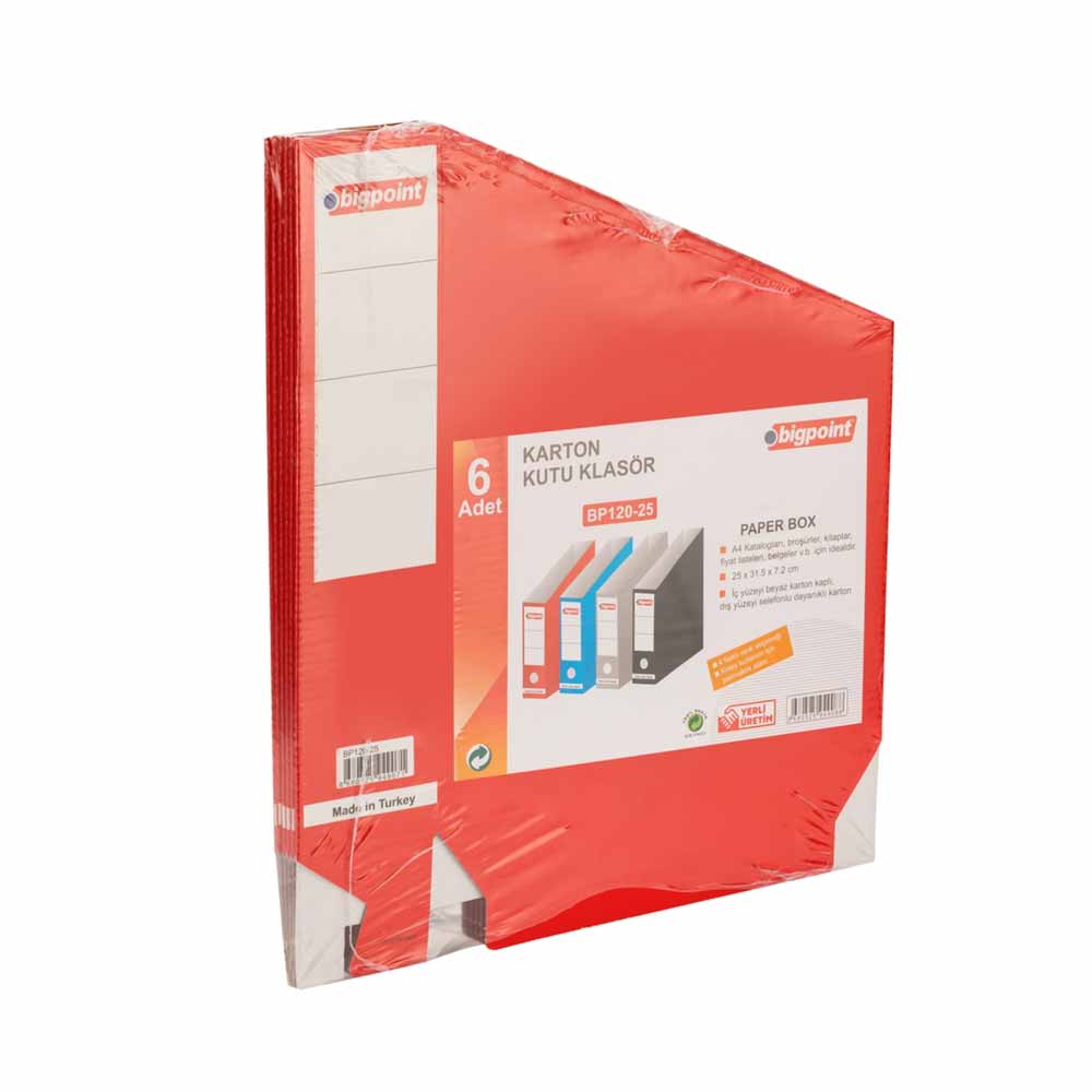Bigpoint Karton Kutu Klasör Kırmızı küçük görsel