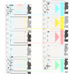 Bigpoint Pp Seperatör (dosya Ayracı) 5 Renkli küçük görsel