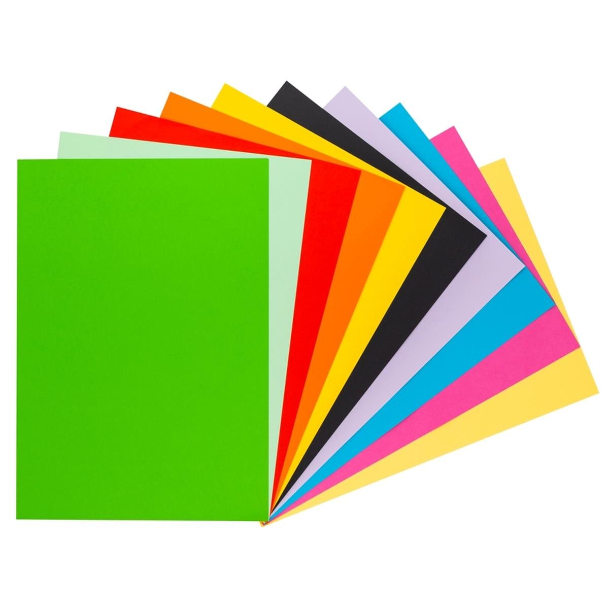 Bigpoint Fon Kartonu 35x50cm 160 Gram Karışık 10 Renk görseli