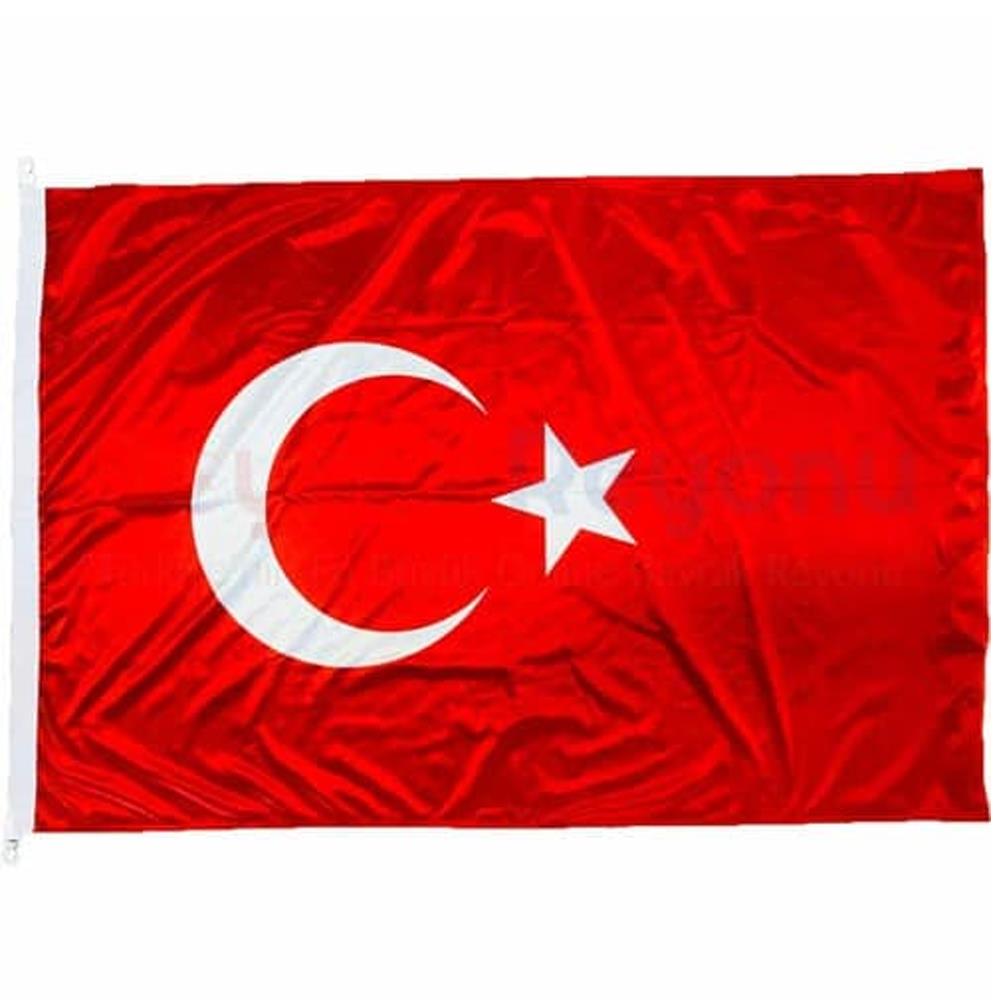 Sopalı Kumaş Türk Bayrağı 20x30cm küçük görsel