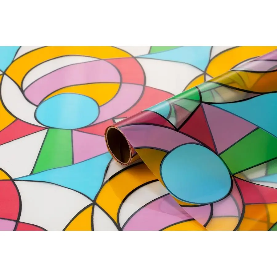 Bigpoint Yapışkanlı Folyo 45cm X 2metre Vitray Desen No:60 görseli