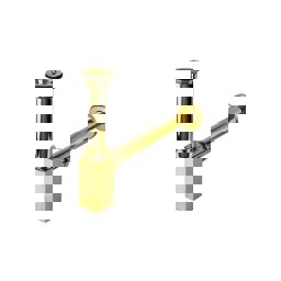 Newarc Corner Lavabo Sifonu Süzgeçli Altın 760521G küçük görsel