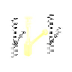 Newarc Corner Lavabo Sifonu Basmalı Deliksiz Altın 760522G küçük görsel