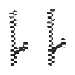 Moon Pop Up Ayarlanabilen Lavabo Sifonu Taşma Delikli Mat Siyah 300 Mm 220480 küçük görsel