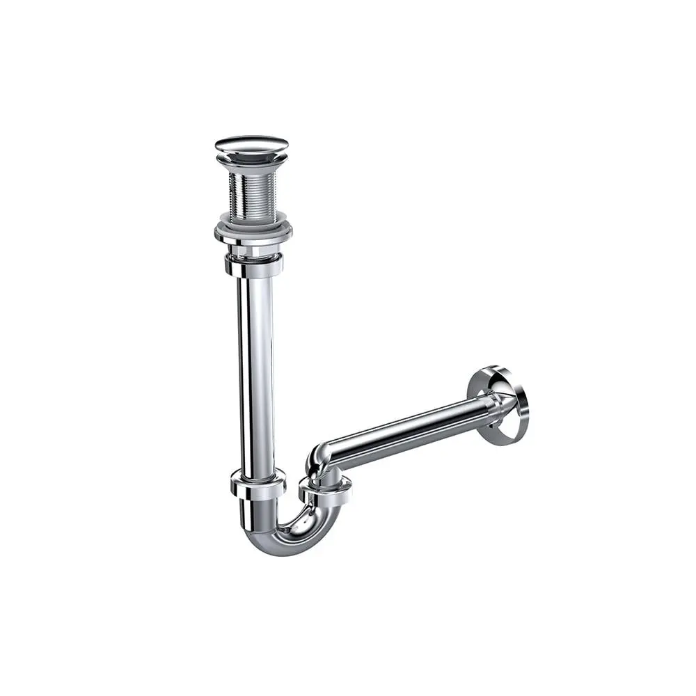 Arc Pop Up Ayarlanabilen Lavabo Sifonu Taşma Deliksiz Paslanmaz Çelik 250mm 220494 görseli