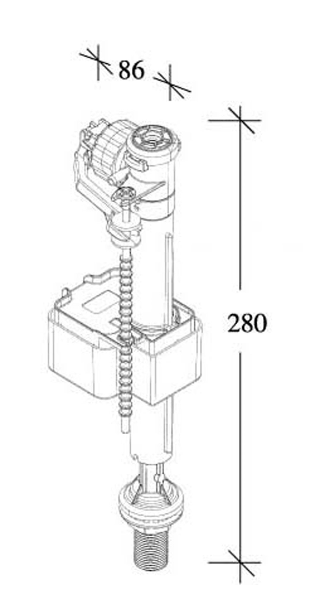 Siamp 101A 3/8 Alttan Flatör küçük görsel