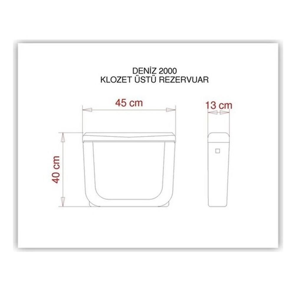 Visam Deniz 2000 Basmalı Rezervuar küçük görsel