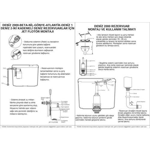 Visam Deniz 2000 Basmalı Rezervuar küçük görsel