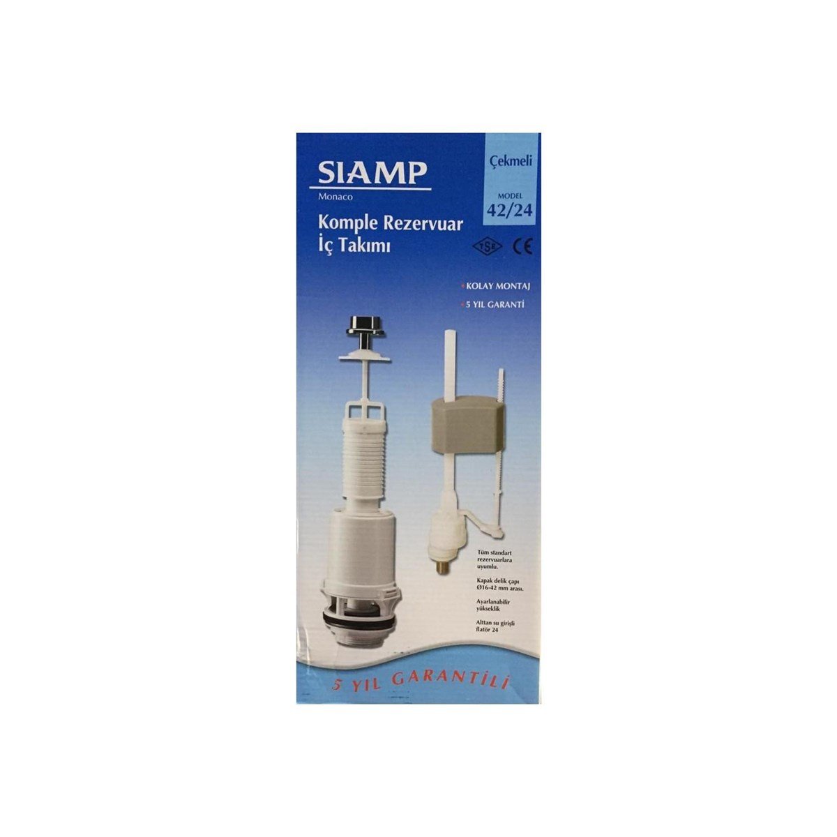 Siamp 42/24 Çekmeli Stoplu İç Takım küçük görsel