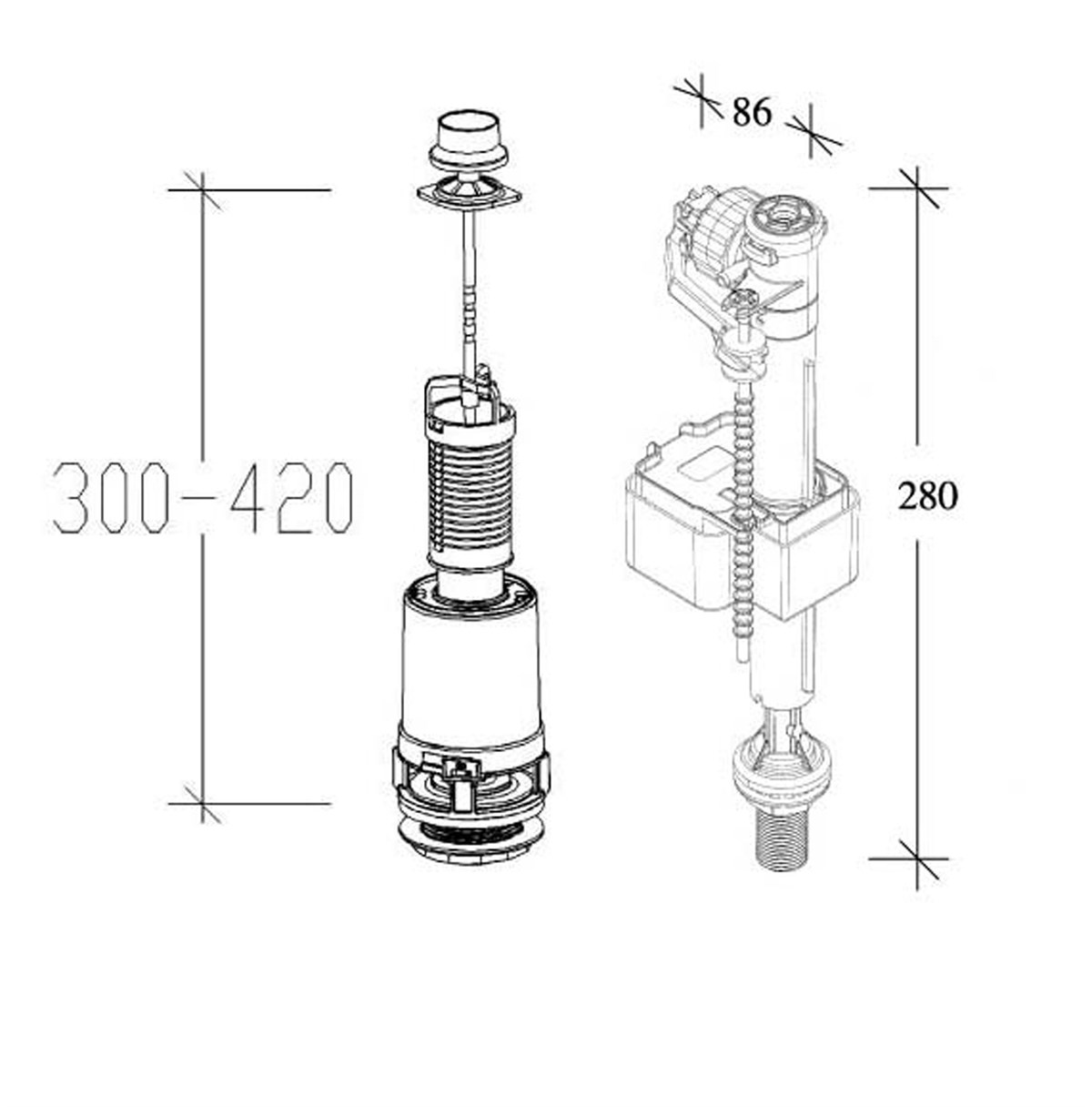 Siamp 49/101 Optima Çift Kademeli İç Takım küçük görsel