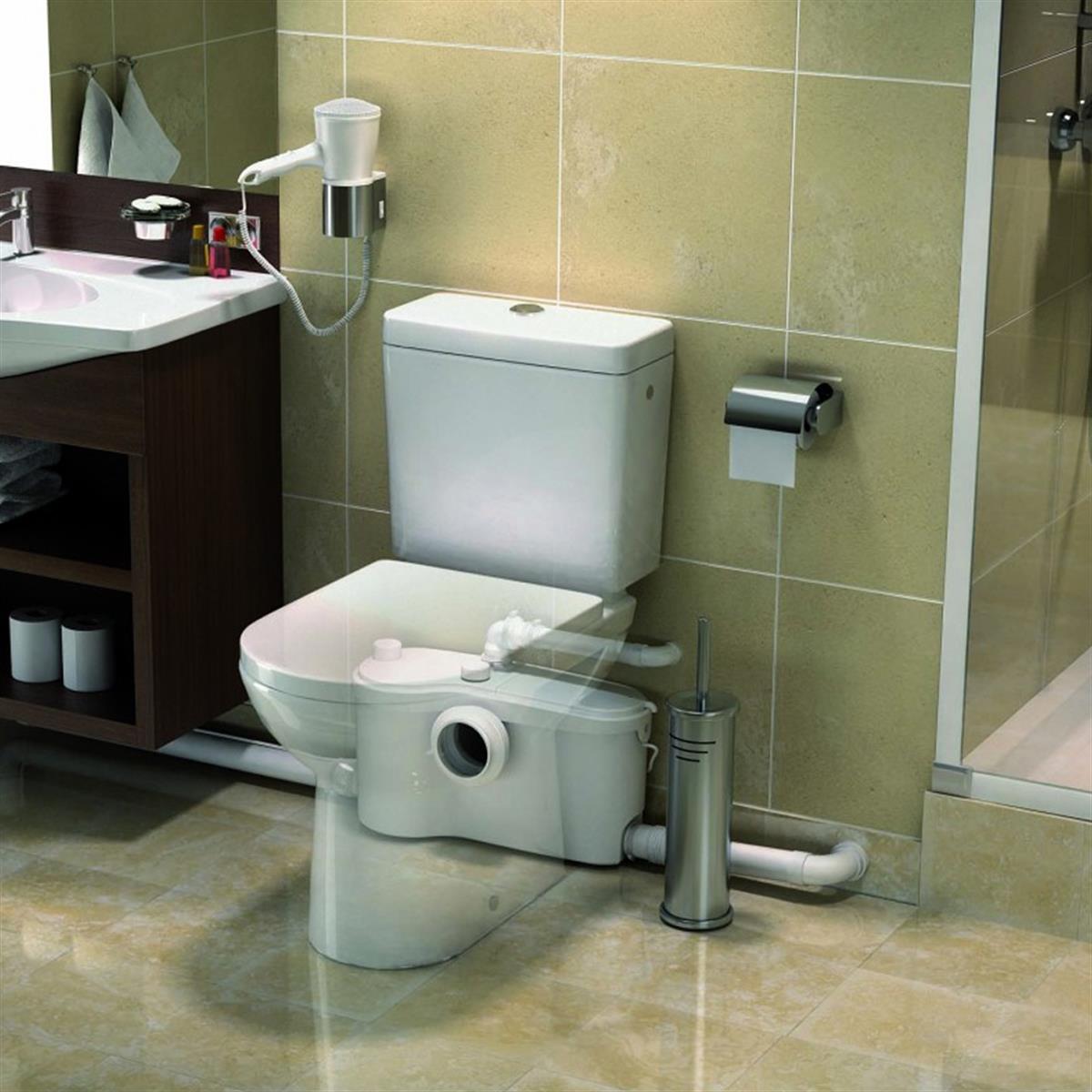 Sanibest Pro Wc + 3 Ünite Öğütücü Tahliye Cihazı küçük görsel