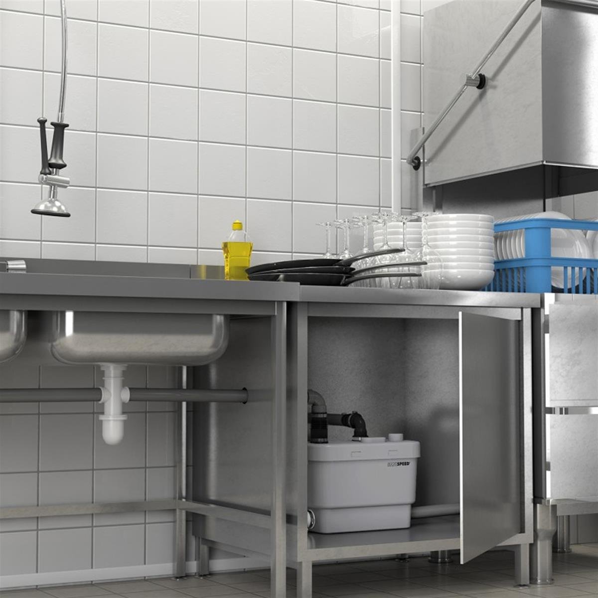 Sanispeed 4 Ünite Atık Su Tahliye Pompası küçük görsel