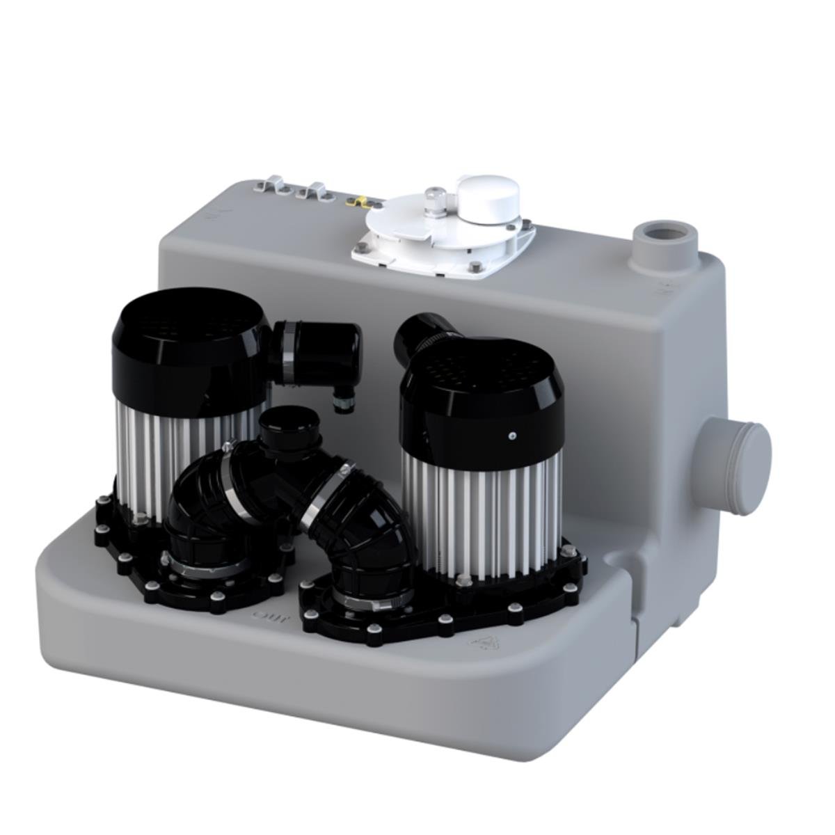 Sanicom 2 Çift Pompalı 2 Ünite Atık Su Tahliye Pompası görseli