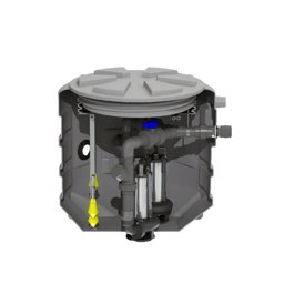 Sanifos 610 2 Sld S Çift Pompalı Monofaze Yağmur Suyu Tahliye Pompası küçük görsel