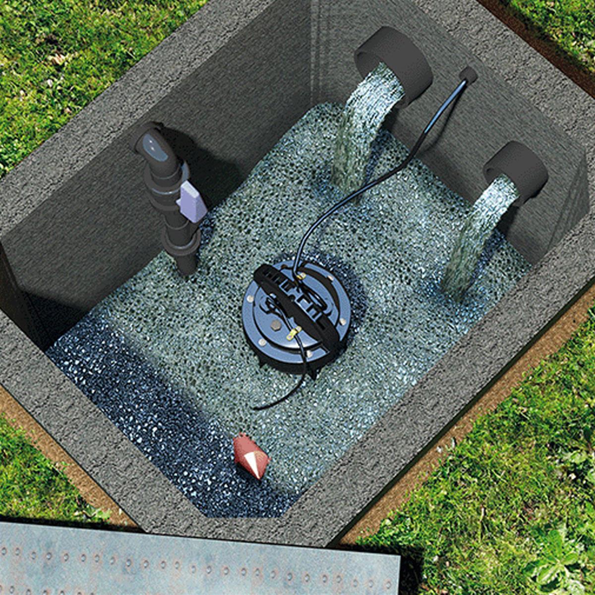 Sanipump Gr Parçalayıcı Bıçaklı Dalgıç Pompa küçük görsel