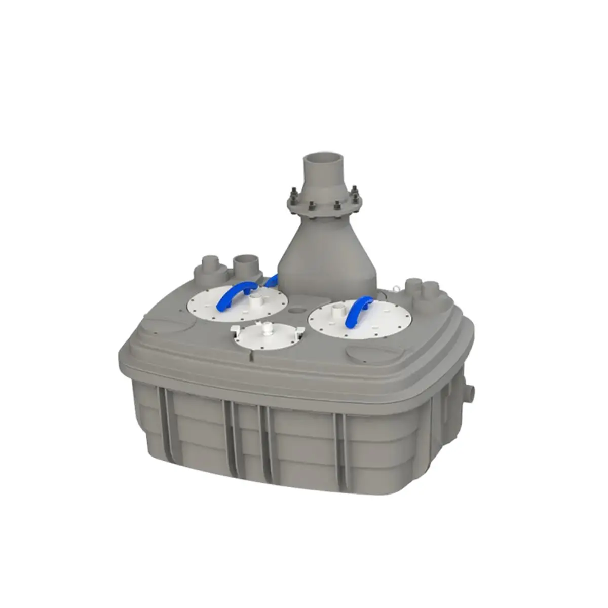 Sanicubic 2 Vx T Çift Motor Trifaze Tahliye İstasyonu 120 Lt görseli