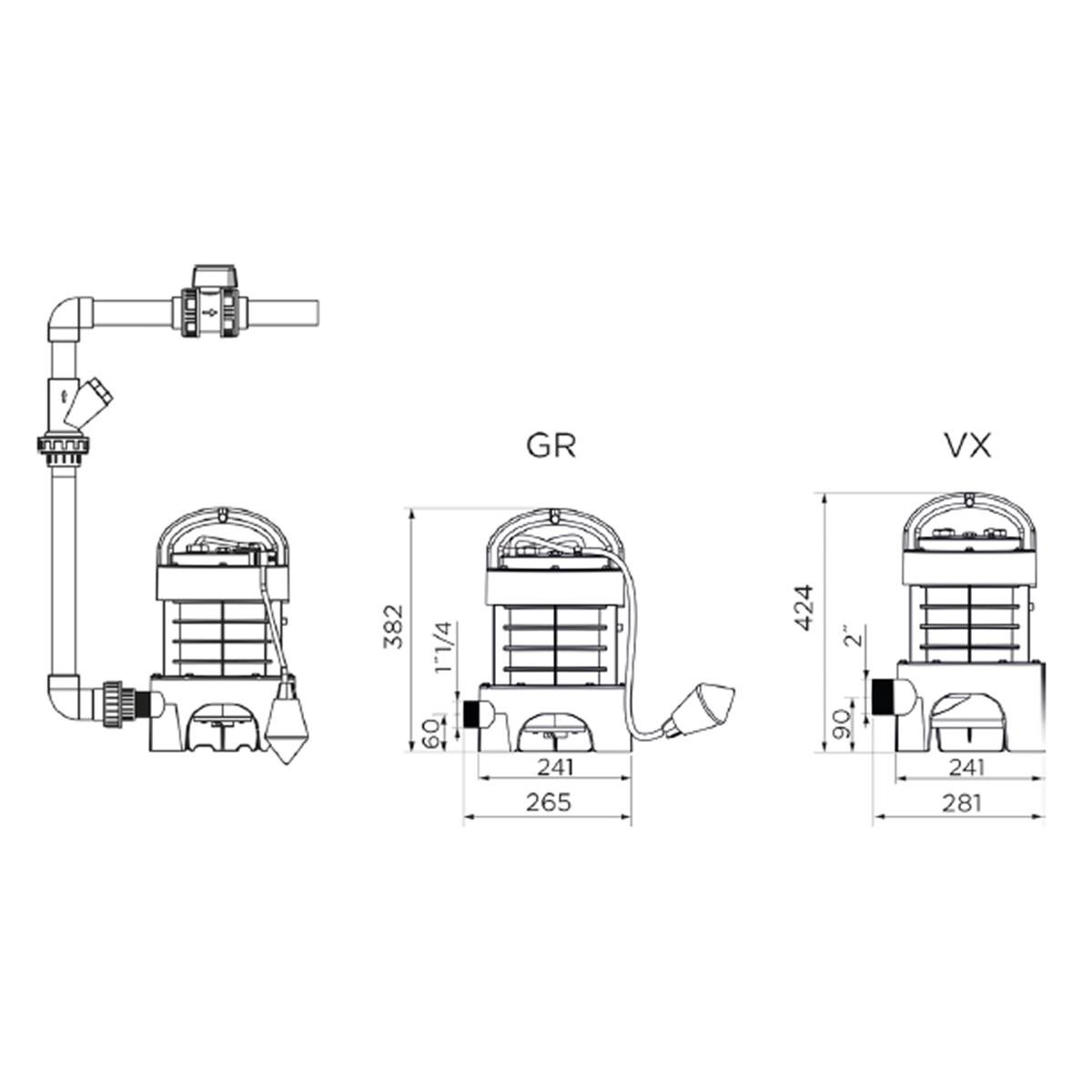 Sanipump Vx Vortex Çarklı Dalgıç Pompa küçük görsel