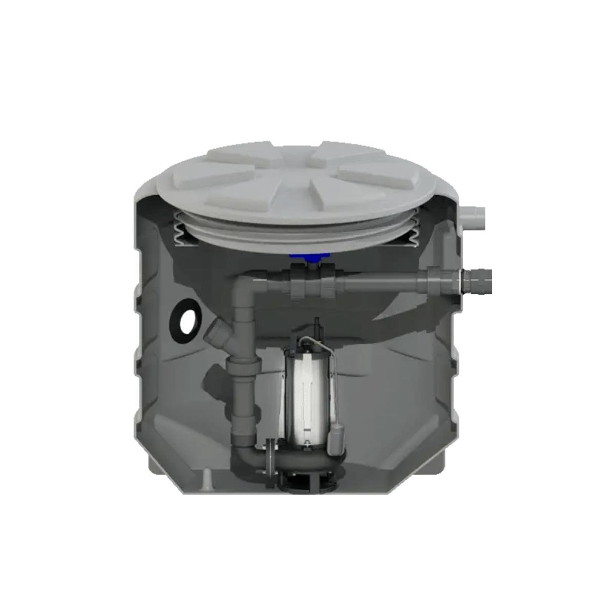 Sanifos 610 1 Sld S Tek Pompalı Monofaze Yağmur Suyu Tahliye Pompası görseli