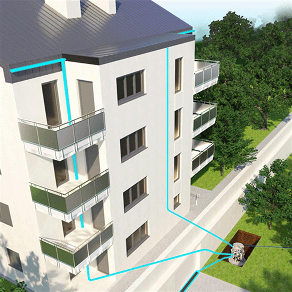 Sanifos 610 1 Sld S Tek Pompalı Monofaze Yağmur Suyu Tahliye Pompası küçük görsel