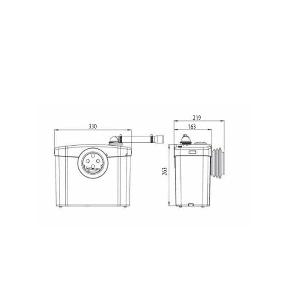 Saniflo Wc Öğütücü Tahliye Cihazı küçük görsel